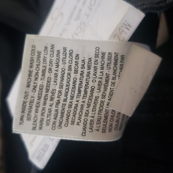 Cropped 24W Dark Wash Soft Sculpt Slimming Fall Cotton Spandex Jeans New - Picture 7 of 7